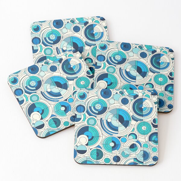 Item preview, Blue Pattern 2 designed and sold by blackwhiteblue.