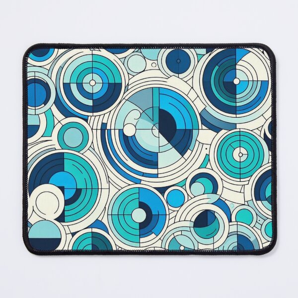 Item preview, Blue Pattern 2 designed and sold by blackwhiteblue.