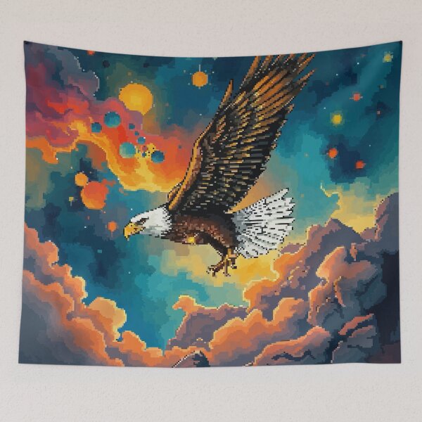 Item preview, Stellar Soar: The Cosmic Eagle designed and sold by NaturePixel.