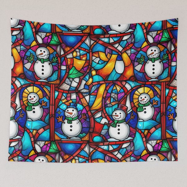 Item preview, Snowmen at Christmas designed and sold by TaruHonu.