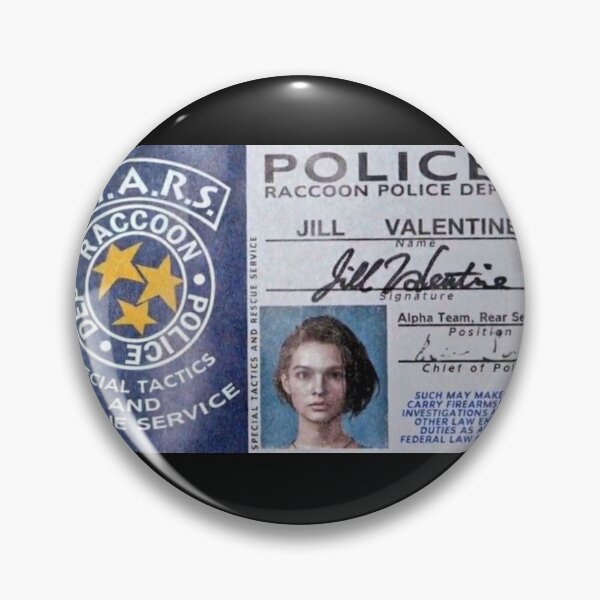 Item preview, S.T.A.R.S RACCOON DEP POLICE license, Resident evil 3 designed and sold by PatronesKawai.