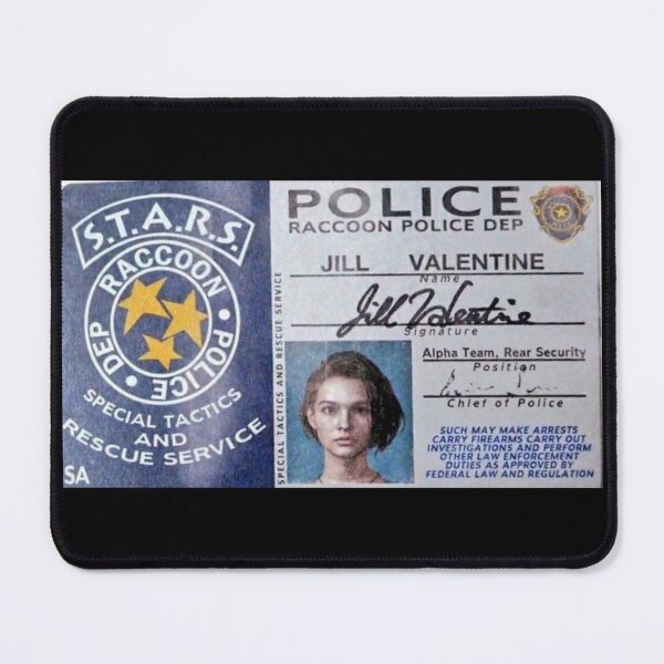 Item preview, S.T.A.R.S RACCOON DEP POLICE license, Resident evil 3 designed and sold by PatronesKawai.