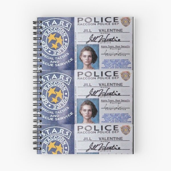 Item preview, Licencia S.T.A.R.S RACCOON DEP POLICE, Resident evil 3 designed and sold by PatronesKawai.