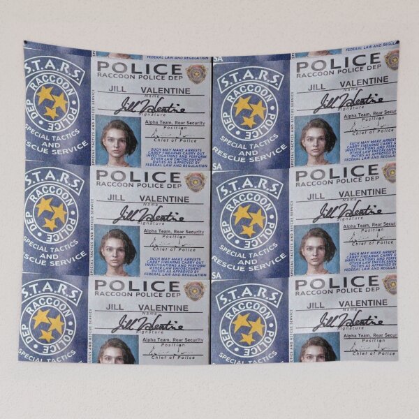 Item preview, S.T.A.R.S RACCOON DEP POLICE license, Resident evil 3 designed and sold by PatronesKawai.