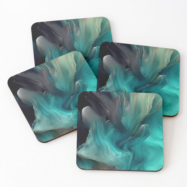 Item preview, Symphony Blue-Green designed and sold by blackwhiteblue.