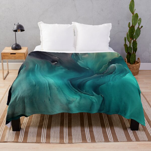 Item preview, Symphony Blue-Green designed and sold by blackwhiteblue.