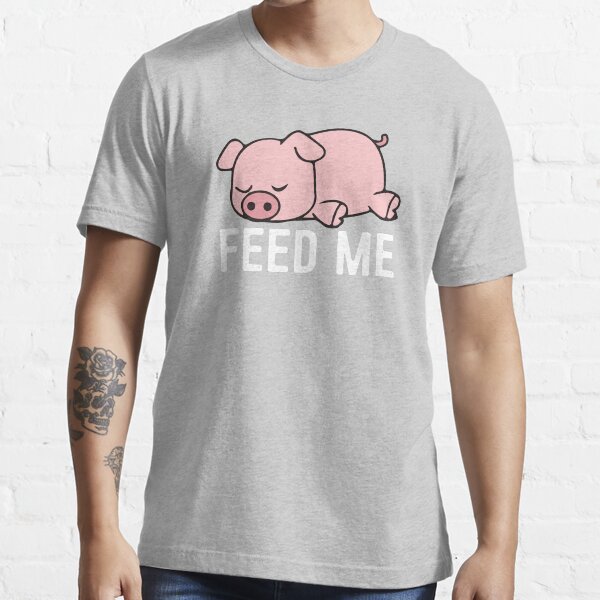 T shirt with pig design Clearance