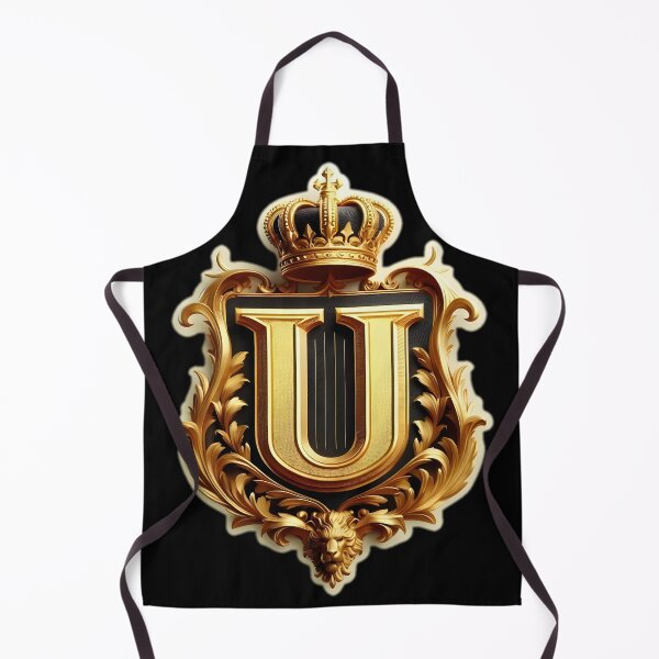 Item preview, a regal and ornate crest featuring a prominent letter "U" designed and sold by ShihawyAhmad.