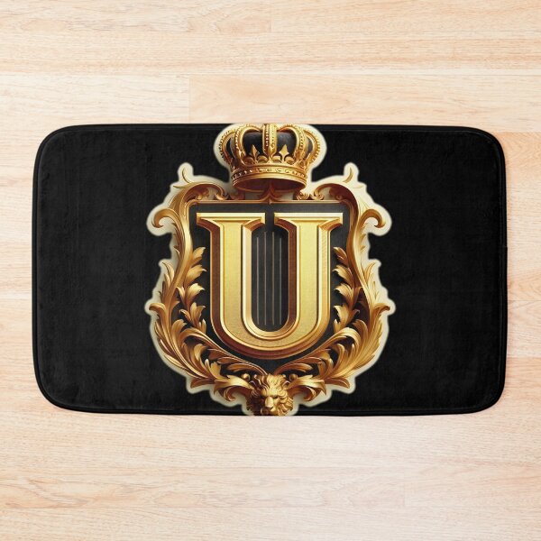 Item preview, a regal and ornate crest featuring a prominent letter "U" designed and sold by ShihawyAhmad.