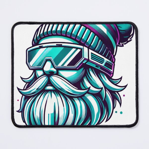 Item preview, Futuristic Santa with Cyberpunk Aesthetic designed and sold by AIARTIST1.