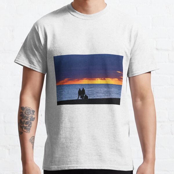 Brighton Beach - Watching the sunset. Classic T-Shirt