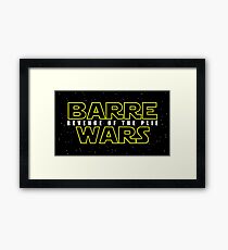 Episode III - Revenge of the Plié Framed Print