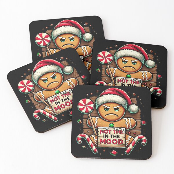 Item preview, Sassy Gingerbread Grump - Not in the Mood designed and sold by Aredbox.