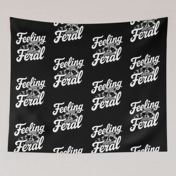 Item preview, Feeling Feral Racoon designed and sold by AniArtPL.