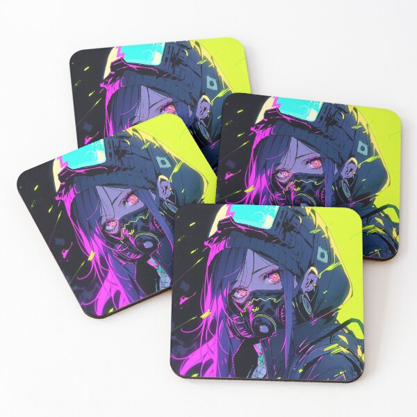 Item preview, Anime cyberpunk girl designed and sold by iWallGlow.