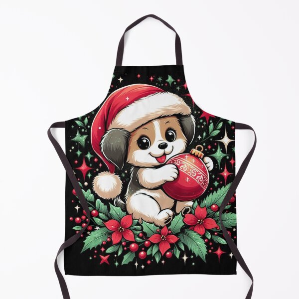 Item preview, Funny Dog with Christmas Ball designed and sold by DesignFreaks7.