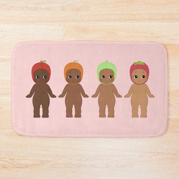 Item preview, Brown Sonny Angels With Fruit Hats designed and sold by lilacbokeh.