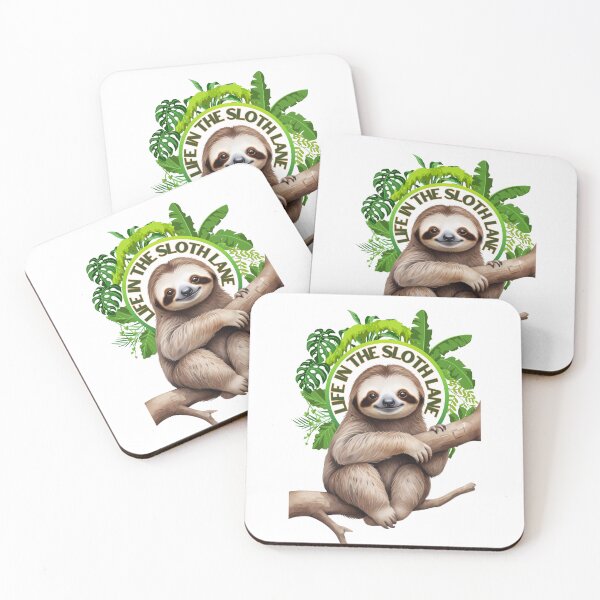 Item preview, Life in the Sloth Lane designed and sold by Pogglecards.