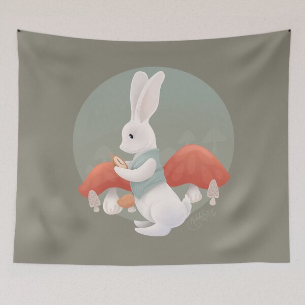 Item preview, The White Rabbit designed and sold by LunarFoxID.