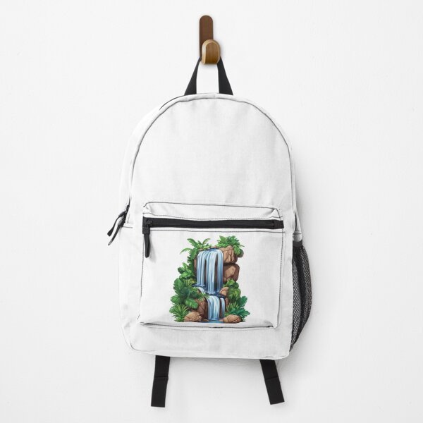 Item preview, Cascading Waterfall with Lush Greenery designed and sold by Enea Kelo.