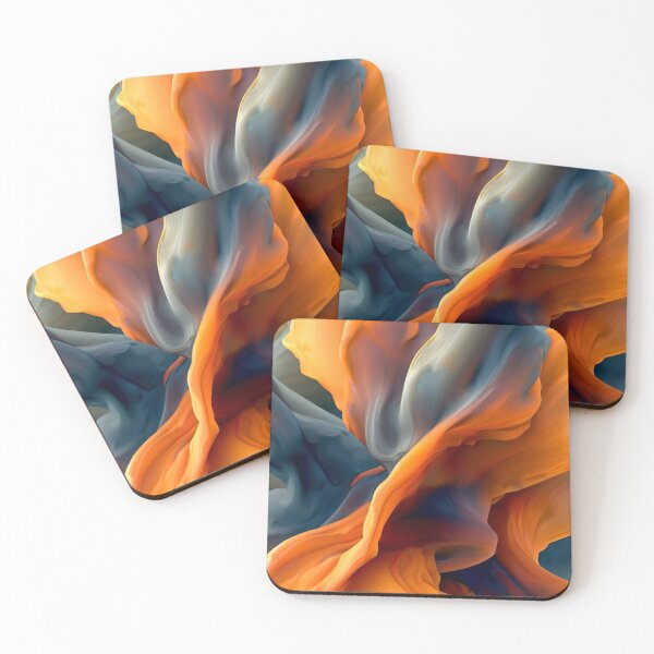 Item preview, Symphony Blue-Orange designed and sold by blackwhiteblue.