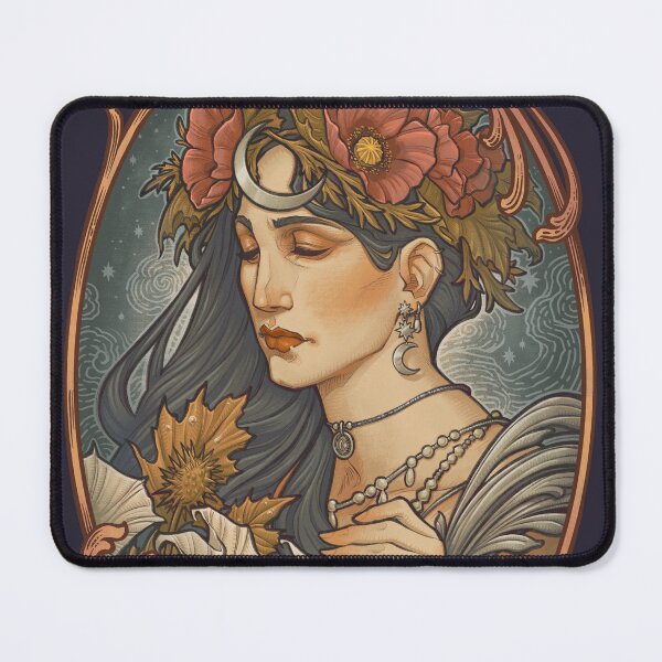 Item preview, TAROT CARD: THE MOON designed and sold by medusadollmaker.