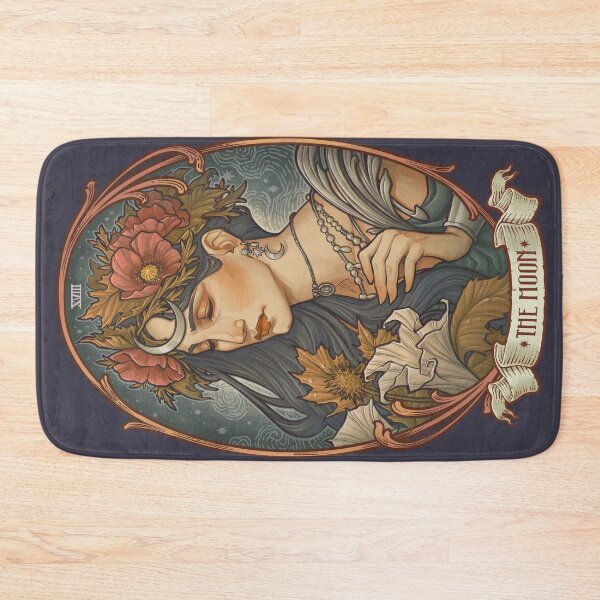 Item preview, TAROT CARD: THE MOON designed and sold by medusadollmaker.