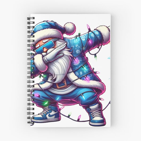 Item preview, Dabbing Santa with Festive Lights designed and sold by AIARTIST1.