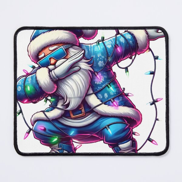 Item preview, Dabbing Santa with Festive Lights designed and sold by AIARTIST1.