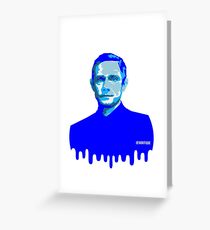SHERLOCK BLUE Greeting Card
