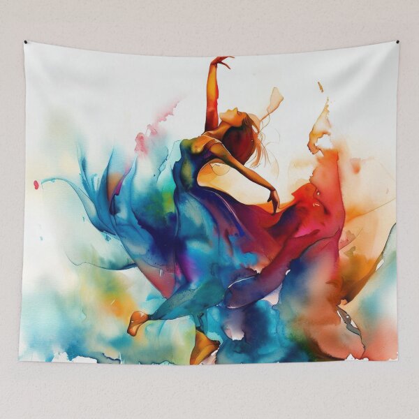 Item preview, Dance of Colors 17 designed and sold by blackwhiteblue.