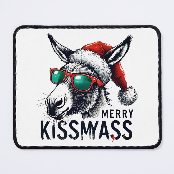 Item preview, Merry Kissmyass Donkey Sarcastic Xmas Funn designed and sold by TomFrontierArt.