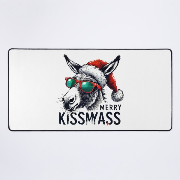 Item preview, Merry Kissmyass Donkey Sarcastic Xmas Funn designed and sold by TomFrontierArt.