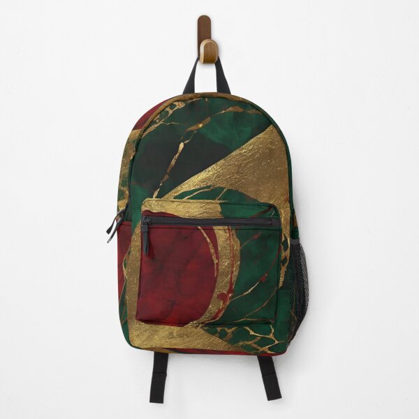 Item preview, GREEN AND RED GOLD MARBLE DESIGN designed and sold by asudesign.