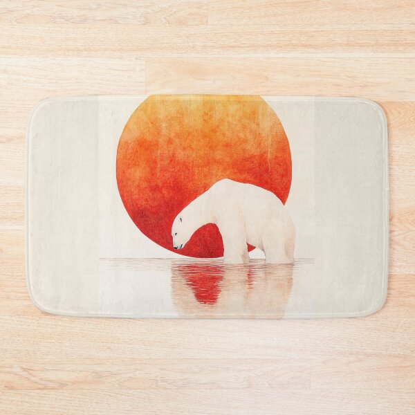 Item preview, Red Sun - An Arctic Wake-Up Call designed and sold by MindKunst.