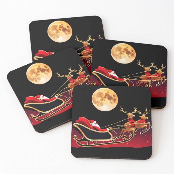 Item preview, Futuristic Santa Sleigh Ride in Motion designed and sold by ChicTrendz.