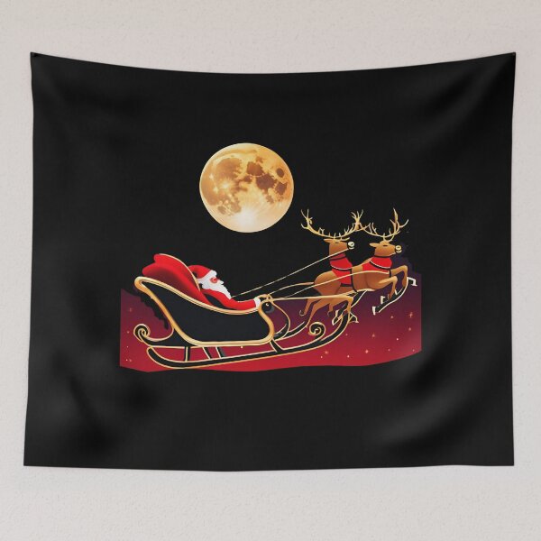 Item preview, Futuristic Santa Sleigh Ride in Motion designed and sold by ChicTrendz.