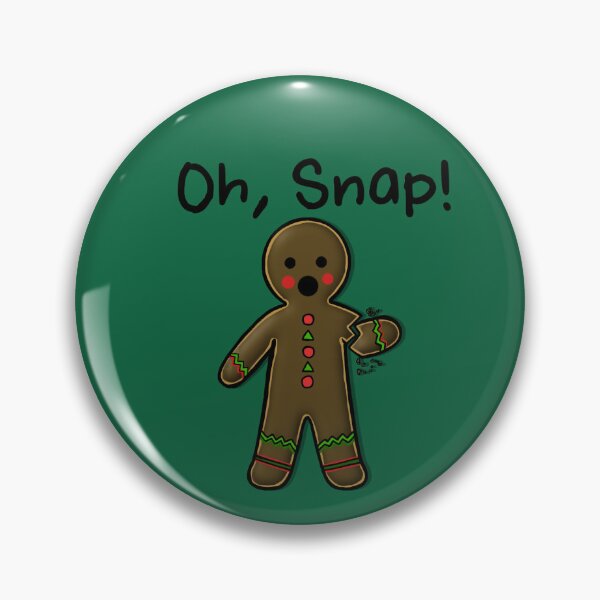 Item preview, Oh, Snap! Gingerbread Man  designed and sold by HAFDesigns.