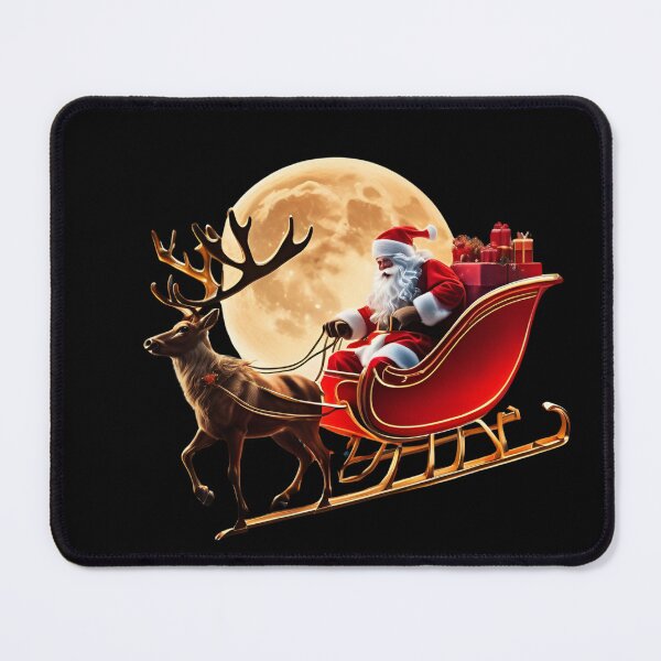 Item preview, Futuristic Santa Sleigh Christmas Art in Motion designed and sold by ChicTrendz.