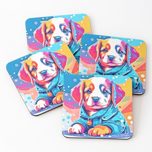 Item preview, Puppy in Blue Coat Design designed and sold by Health And Fitness Posts e-Store.