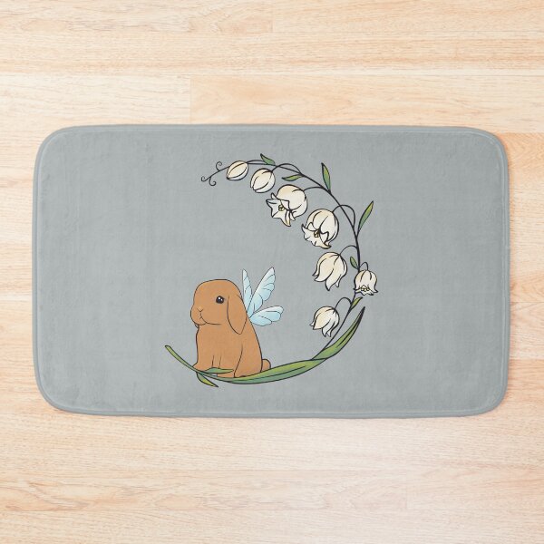 Item preview, Vintage Bunny Fairy Flower Lily Of The Valley designed and sold by Skull Fern.