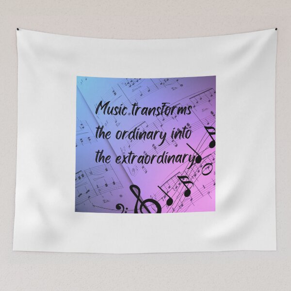Item preview, Music Transforms Life designed and sold by NettaArts.
