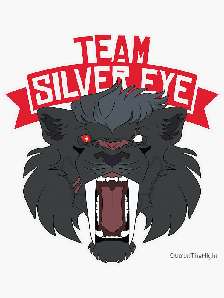 Thumbnail 3 of 3, Sticker, Team Silver Eye designed and sold by OutrunTheNight.