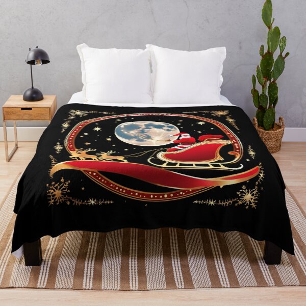 Item preview, Futuristic Santa Sleigh Night Sky Design designed and sold by ChicTrendz.