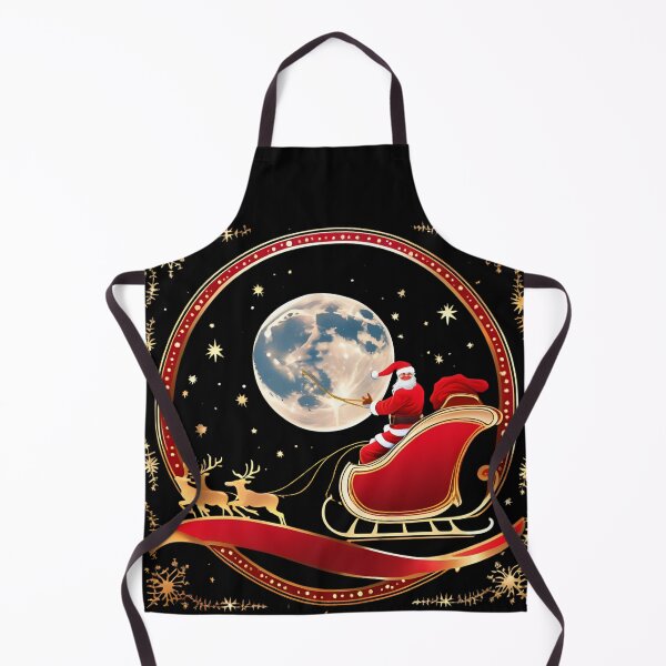 Item preview, Futuristic Santa Sleigh Night Sky Design designed and sold by ChicTrendz.