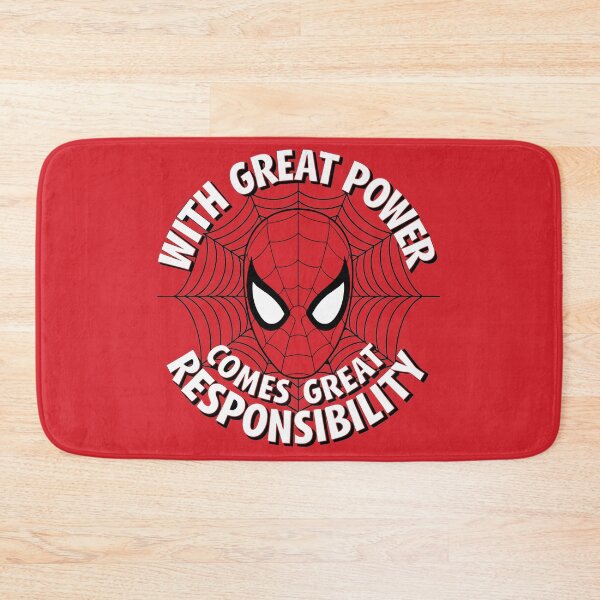 Item preview, With Great Power Spider-Inspired Quote Fan Art designed and sold by sudhareditz.