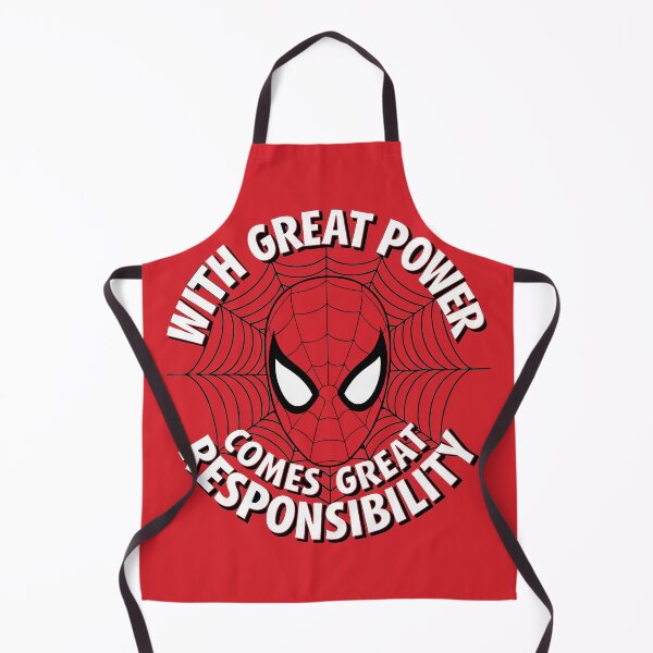 Item preview, With Great Power Spider-Inspired Quote Fan Art designed and sold by sudhareditz.