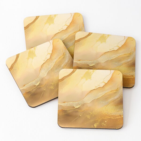 Item preview, Vivid abstract art with swirling golden hues and dynamic textures designed and sold by homydesign.