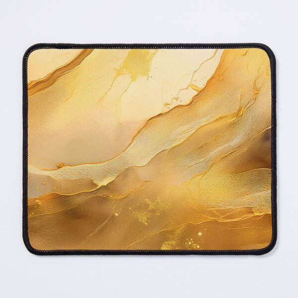 Item preview, Vivid abstract art with swirling golden hues and dynamic textures designed and sold by homydesign.