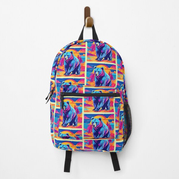 Item preview, Vibrant Bear Art designed and sold by Health And Fitness Posts e-Store.